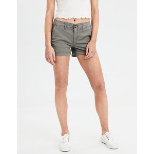 American Eagle Khaki Midi Short